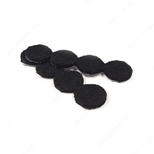 Black Round Felt Pads