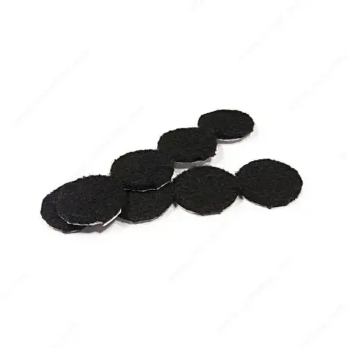 Black Round Felt Pads - pack of 16 Black Round Felt Pads - pack of 16