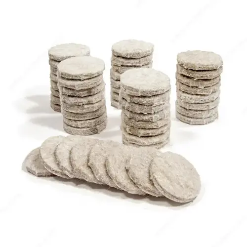 Beige Round Felt Pads - pack of 4 Beige Round Felt Pads - pack of 4