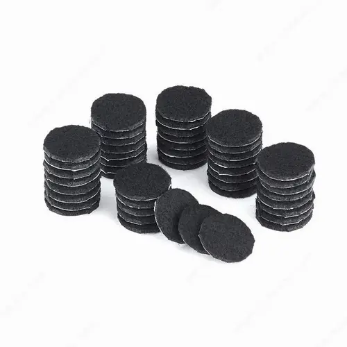 Black Round Felt Pads