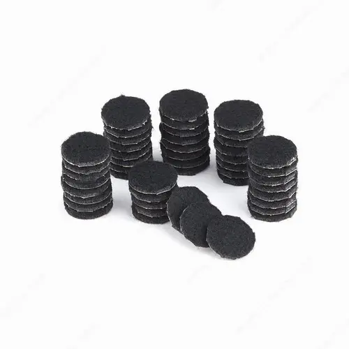 Black Round Felt Pads