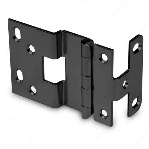 3/8 inch Overlay Institutional Hinge Pair Black 3/8 inch Overlay Institutional Hinge Pair Black