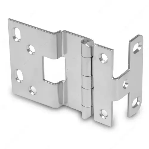 3/8 inch Overlay Institutional Hinge Pair Chrome 3/8 inch Overlay Institutional Hinge Pair Chrome