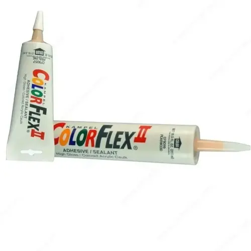 ColorFlex II Custom Colored High-Gloss Acrylic Latex Caulk with Silicone White