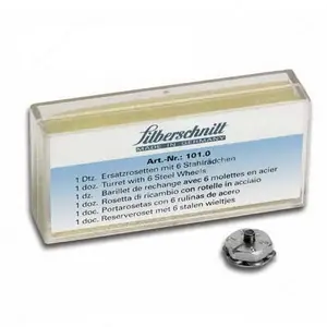 Silberschnitt D010310 Spare Turret with 6 Steel Wheels