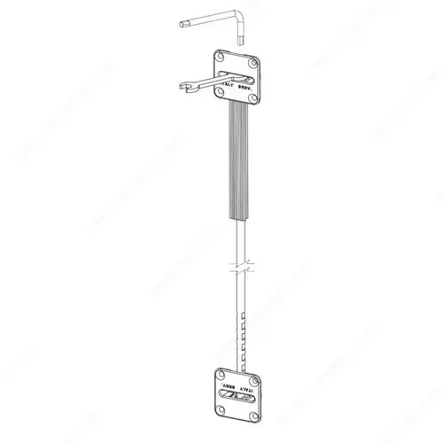 Recessed and Concealed Door Straightener Recessed and Concealed Door Straightener