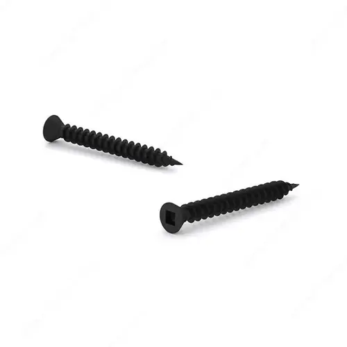 Drywall Screw, Flat Finishing Head, Square Drive, Fine Thread, Type S Point - pack of 3000 Drywall Screw, Flat Finishing Head, Square Drive, Fine Thread, Type S Point - pack of 3000