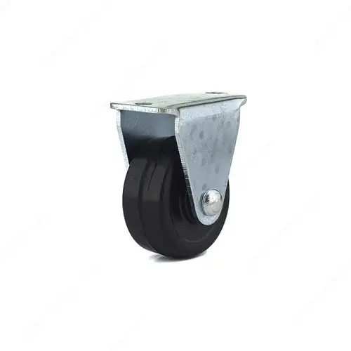 Industrial Black General-Duty Rubber Casters Industrial Black General-Duty Rubber Casters