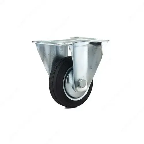 Black Rubber Casters - Medium-Duty Use Black Rubber Casters - Medium-Duty Use