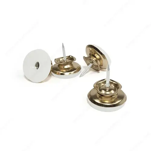 Nail-On Swivel Glides with Polypropylene Base - pack of 4 Nail-On Swivel Glides with Polypropylene Base - pack of 4