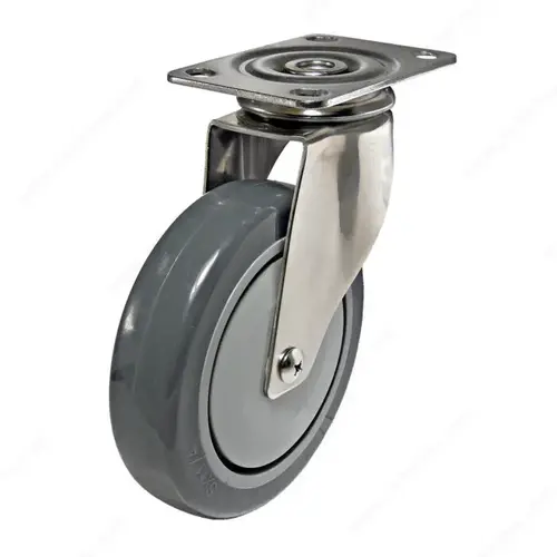 Industrial Stainless Steel 304 & PU Caster with Plate Industrial Stainless Steel 304 & PU Caster with Plate