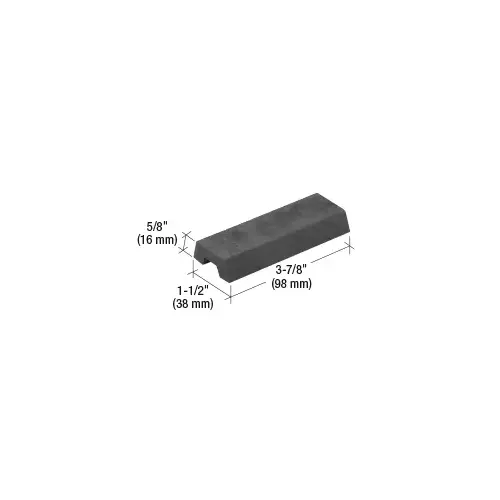 Setting Block for 1" Glazing - 100/Pk Black Setting Block for 1" Glazing - 100/Pk Black