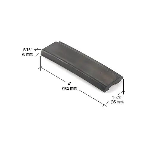 Structural Glaze Horizontal Setting Block for 1" Glazing- 50/Pk Black Structural Glaze Horizontal Setting Block for 1" Glazing- 50/Pk Black