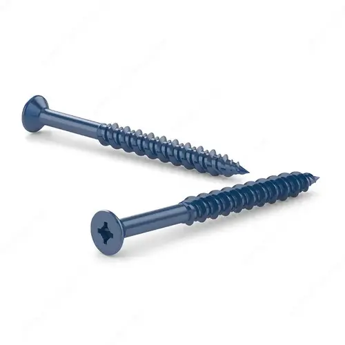 Concrete Screw with 1000 SST Coating, Flat Head, Quadrex Drive, Hi-Low Thread - pack of 5 Concrete Screw with 1000 SST Coating, Flat Head, Quadrex Drive, Hi-Low Thread - pack of 5