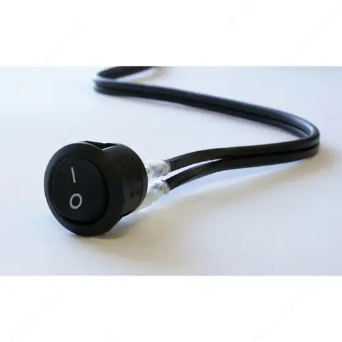 On / Off Rocker Switch 120 V Black