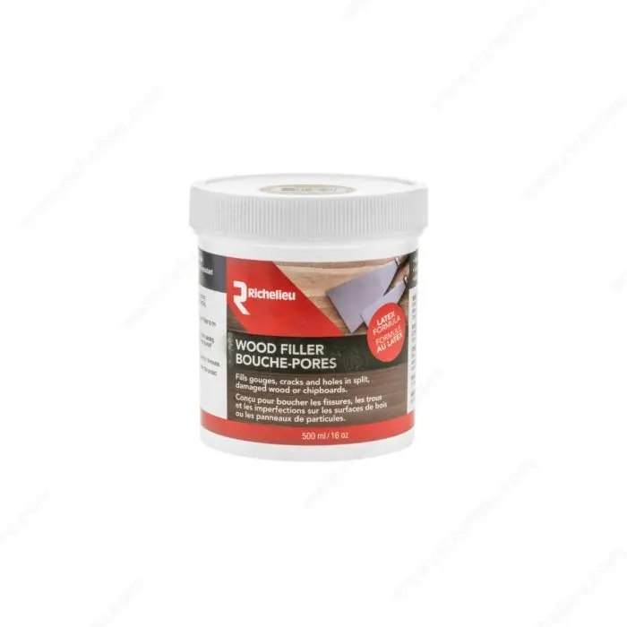 Richelieu Hardware Water-Based Latex Formula Wood Filler Black RWB9016 Richelieu Hardware Water-Based Latex Formula Wood Filler Black RWB9016
