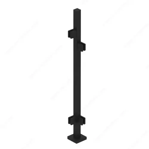 Transition Corner Posts - Frameless Satin Black