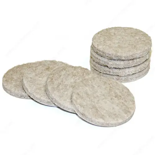 Round Felt Pads Beige
