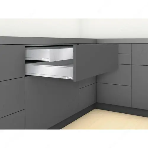 M Height Inner drawer - BLUMOTION Silk White