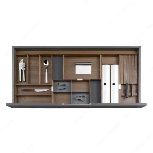 London - Complete Set of Drawer Dividers Walnut