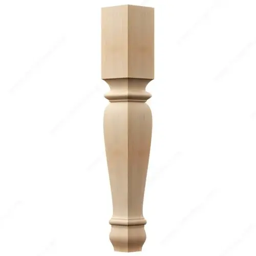 Wood Post 35 in Wood Post 35 in