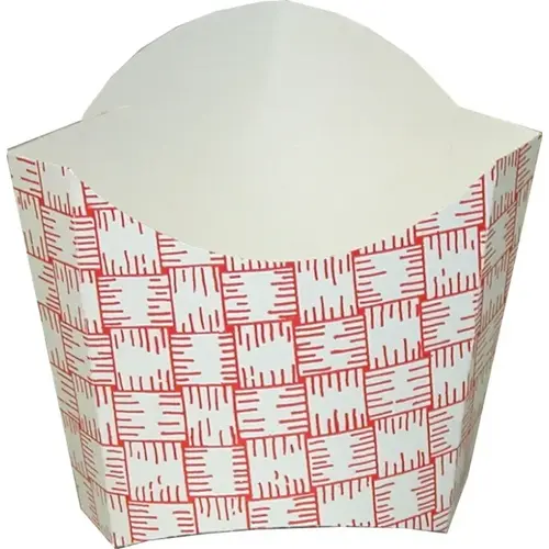 FRENCH FRY CARTON SMALL RED PLAID FRENCH FRY CARTON SMALL RED PLAID