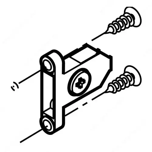 TANDEMBOX Screw-On Fixing Bracket (Left/Right)