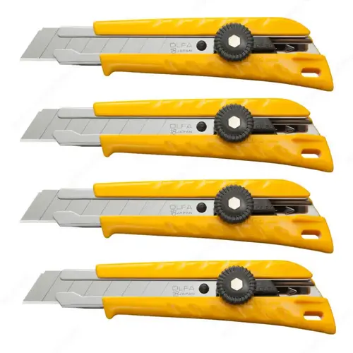 Classic L-1 Heavy-Duty Ratchet-Lock Utility Knife, 4-Pack