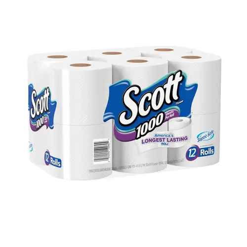 Scott Scott Bathroom Tissue White 12 Pack, 12000 Count Scott Scott Bathroom Tissue White 12 Pack, 12000 Count