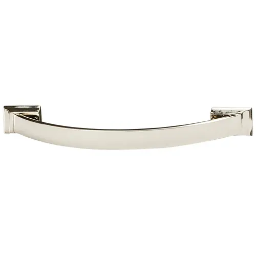 Amerock - Bow Pull, Candler Zinc, polished nickel, 128 mm (5 1/16") CTC Amerock - Bow Pull, Candler Zinc, polished nickel, 128 mm (5 1/16") CTC
