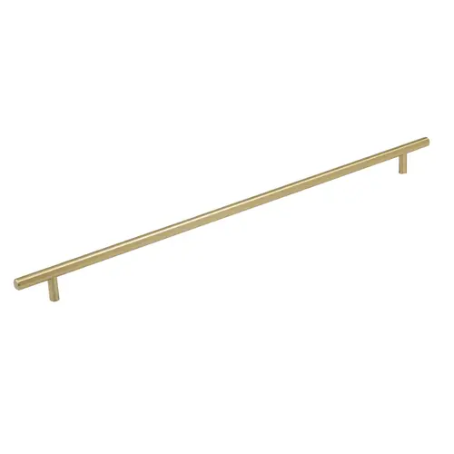 Amerock - Bar Pull, Steel gold champagne, 480 mm (18 7/8") CTC Amerock - Bar Pull, Steel gold champagne, 480 mm (18 7/8") CTC