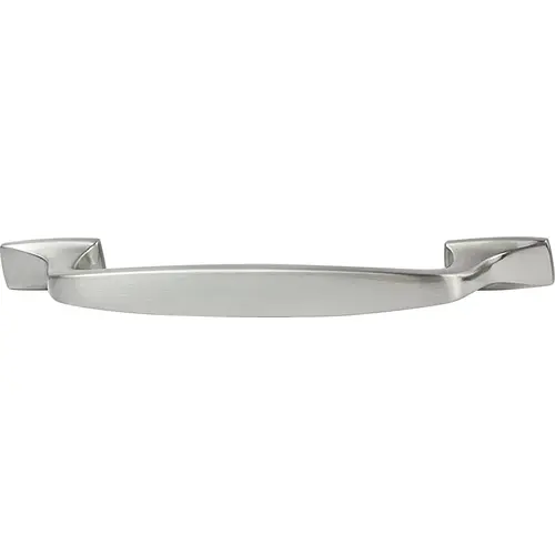 Pull, Highland Ridge Zinc, satin nickel, 128 mm (5 1/16") CTC Pull, Highland Ridge Zinc, satin nickel, 128 mm (5 1/16") CTC