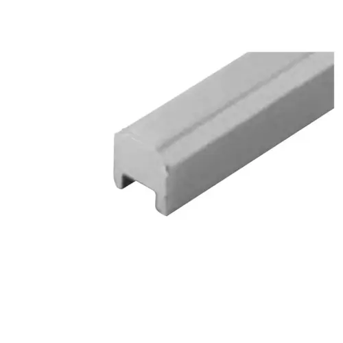 Brite Anodized Square Shower Threshold - 78" Stock Length