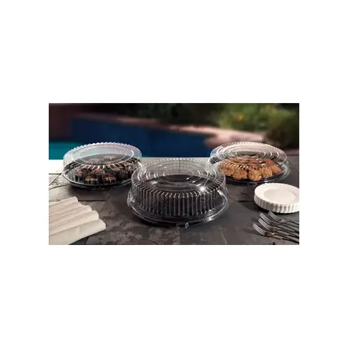 Clear Round Plastic Lid 16" - pack of 25 Clear Round Plastic Lid 16" - pack of 25
