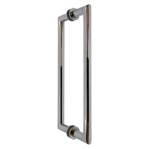 Mitered Tubular Back-to-Back Pull Handles 12" Chrome Mitered Tubular Back-to-Back Pull Handles 12" Chrome
