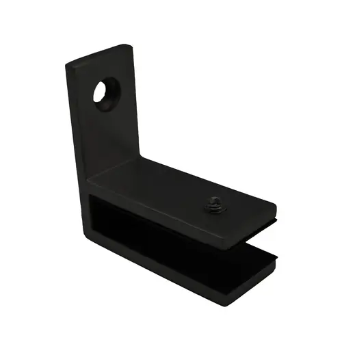 Wall Mount Glass Bracing Clamp Matte Black Wall Mount Glass Bracing Clamp Matte Black