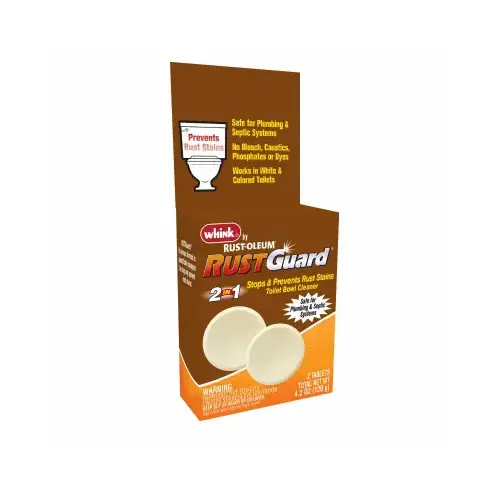 Toilet Tablet, 4 oz, Solid, Solvent-Like, Off-Whit - 2 per pack x6 packs Toilet Tablet, 4 oz, Solid, Solvent-Like, Off-Whit - 2 per pack x6 packs