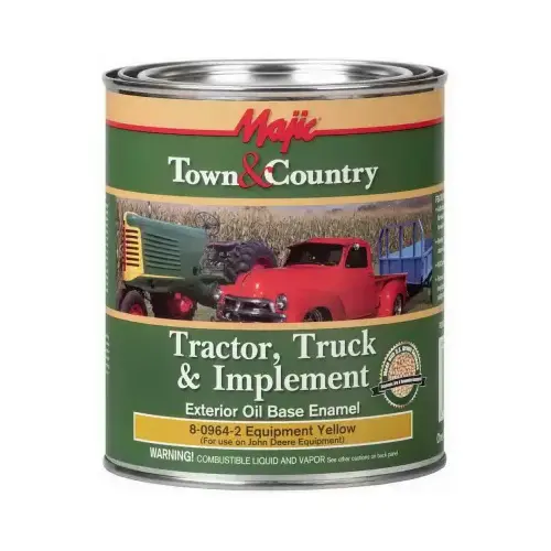 Tractor & Implement Paint, John Deere Yellow, Qt. Tractor & Implement Paint, John Deere Yellow, Qt.