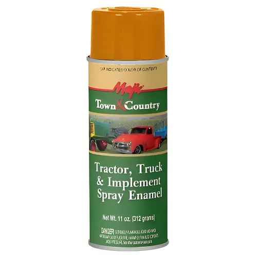 Tractor And Implement Spray Paint, Case Yellow, 11 Oz. Aerosol Enamel, For Machinery And Agricultural Equipment Touch Up