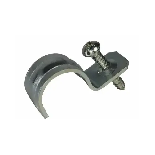 1/2 In. Rigid Steel 1-Hole Cable Strap - pack of 4 1/2 In. Rigid Steel 1-Hole Cable Strap - pack of 4