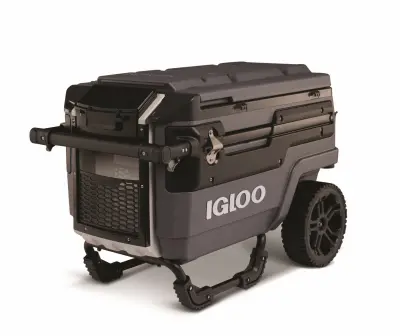 Igloo Trailmate Journey 70 Qt. Wheeled Cooler Carbonite 34927 Igloo Trailmate Journey 70 Qt. Wheeled Cooler Carbonite 34927