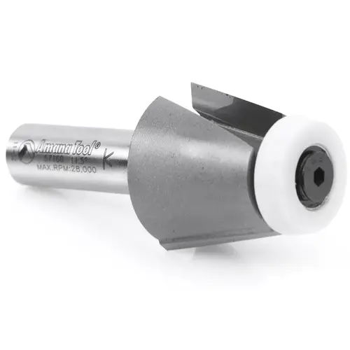 Undermount Bowl with Ultra-Glide Ball Bearing Guides For Corian Bowls, 1-3/4" Diameter, 1/2" Shank, 3" Length Undermount Bowl with Ultra-Glide Ball Bearing Guides For Corian Bowls, 1-3/4" Diameter, 1/2" Shank, 3" Length