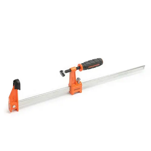 12" Medium-Duty Clutch Style Steel Bar Clamp, 2-1/2" Throat Depth