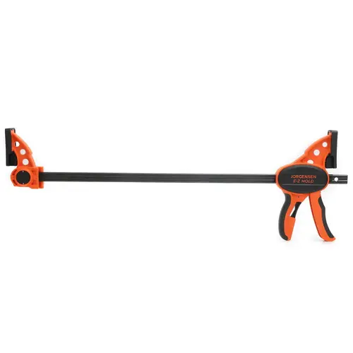 12" One Handed E-Z Hold Expandable Bar Clamp with Grip lever Handle, 3-3/8" Throat Depth 12" One Handed E-Z Hold Expandable Bar Clamp with Grip lever Handle, 3-3/8" Throat Depth