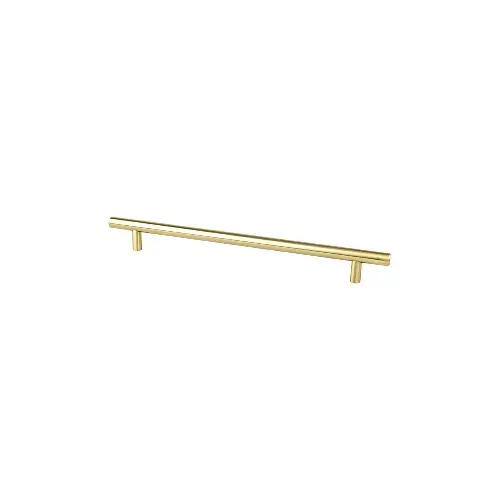 Berenson Tempo Series 8-13/16" (224 mm) Center to Center Modern Brushed Gold Pull