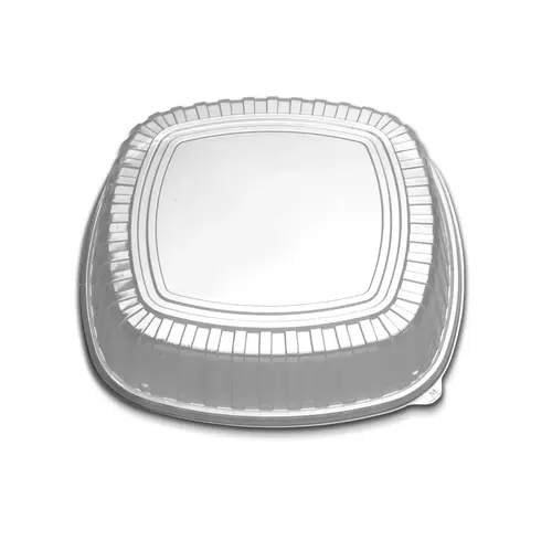 LID TRAY PLASTIC HIGH DOME CLEAR LID TRAY PLASTIC HIGH DOME CLEAR