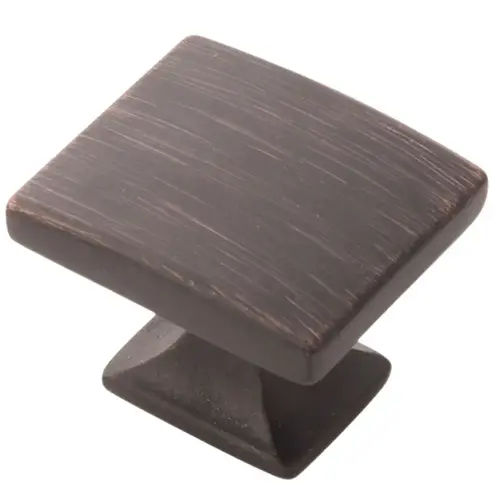 Forge Series Vintage Bronze 1-7/16 in (37 mm) L x 1-1/4 in (32 mm) W Knob Forge Series Vintage Bronze 1-7/16 in (37 mm) L x 1-1/4 in (32 mm) W Knob