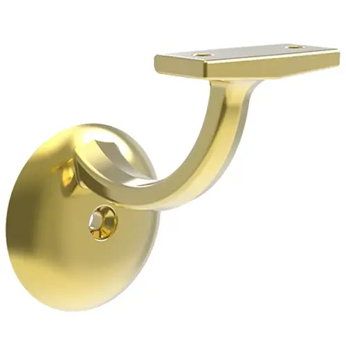 HANDRAIL BRACKET POLISHED BRASS HANDRAIL BRACKET POLISHED BRASS