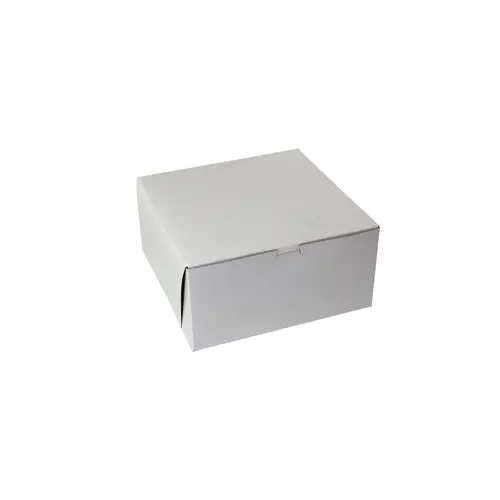 WHITE LOCK CORNER BAKERY BOX 10X10X5 WHITE LOCK CORNER BAKERY BOX 10X10X5