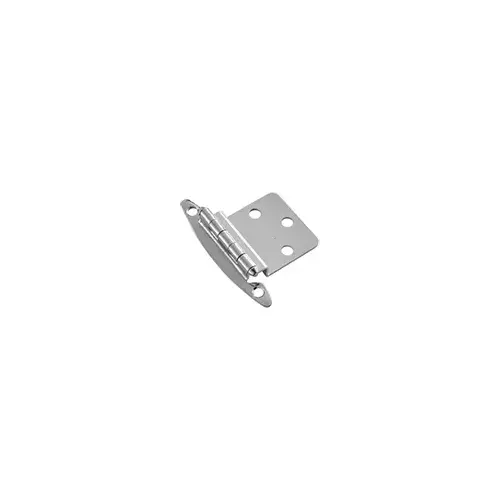 Free Swinging 3/8" Inset Face Mount Hinge, Screw-on Chrome Free Swinging 3/8" Inset Face Mount Hinge, Screw-on Chrome
